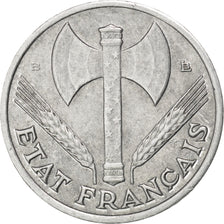 Munten, Frankrijk, Bazor, 50 Centimes, 1943, Beaumont le Roger, ZF+, Aluminium