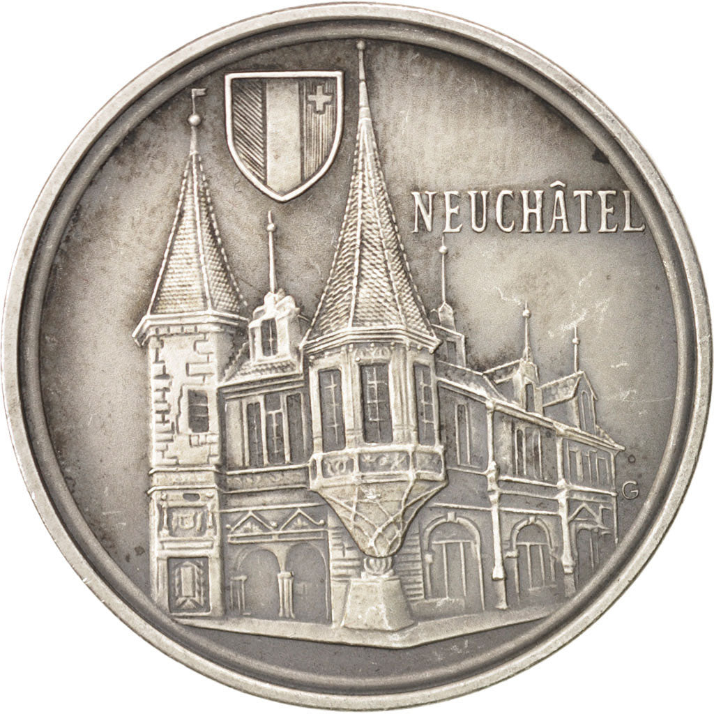 Switzerland, Token, Tourist Token, History, AU(55-58), Silver