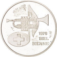 Switzerland, Token, The Music, Arts & Culture, 1976, AU(50-53), Silver