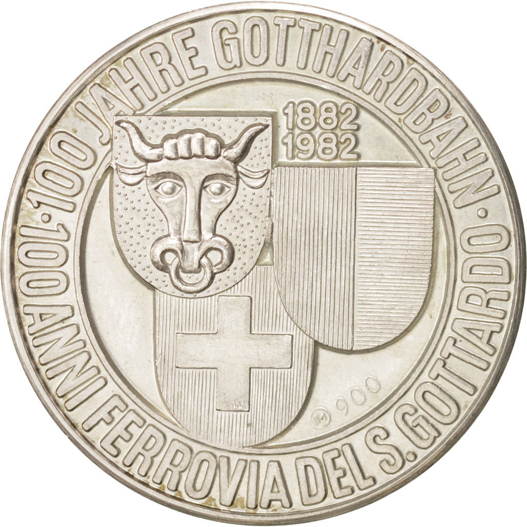 100th Gotthardbahn railway anniversary, Token