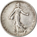 FRANCE, Semeuse, Franc, 1905, Paris, KM #844.1, EF(40-45), Silver, 23, Gadoury..