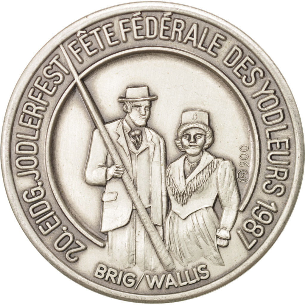 Zwitserland, Token, History, 1987, PR, Zilver