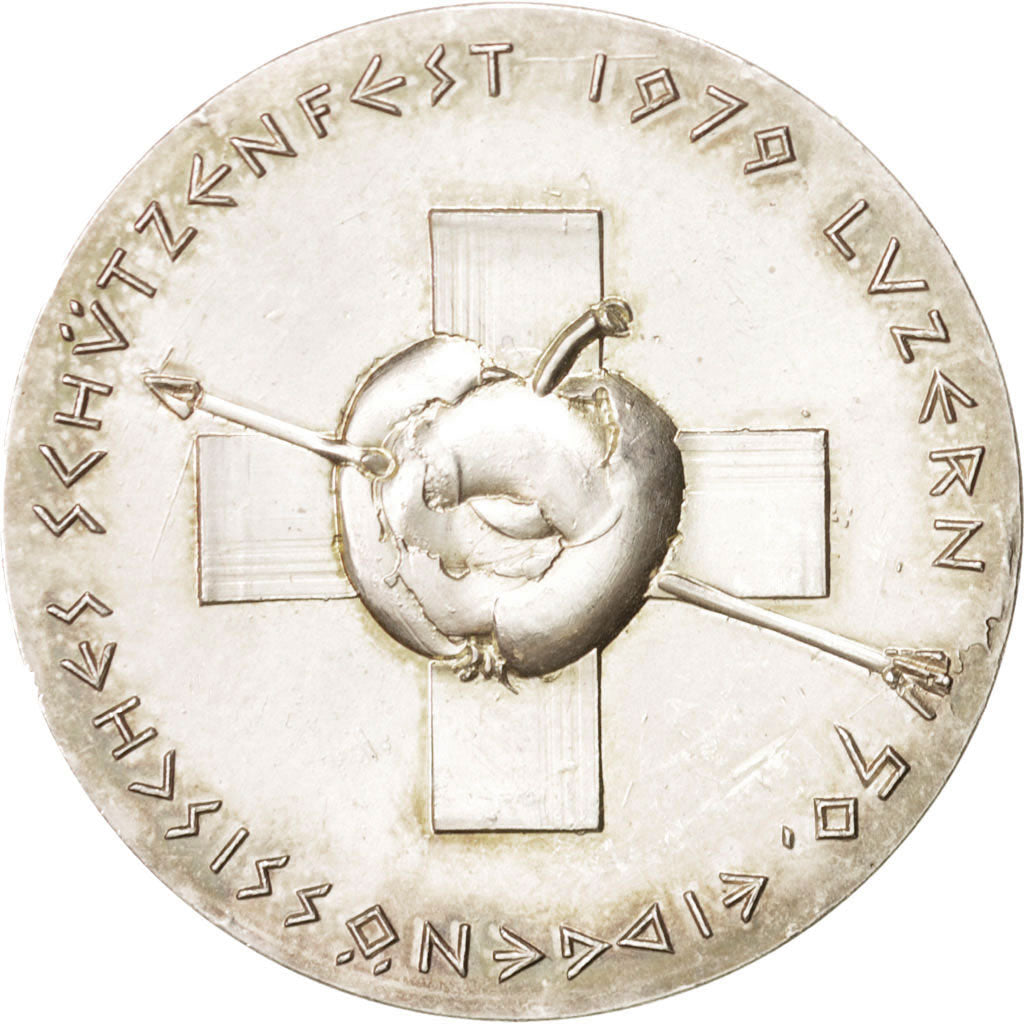 Switzerland, Token, 1979, AU(55-58), Silver