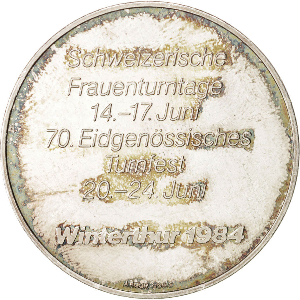 Schweiz, Token, 1984, VZ, Silber