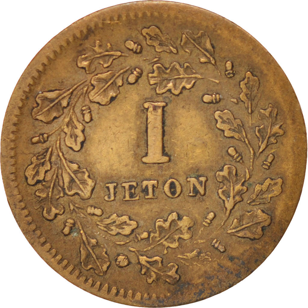 France, Token, AU(50-53), Copper