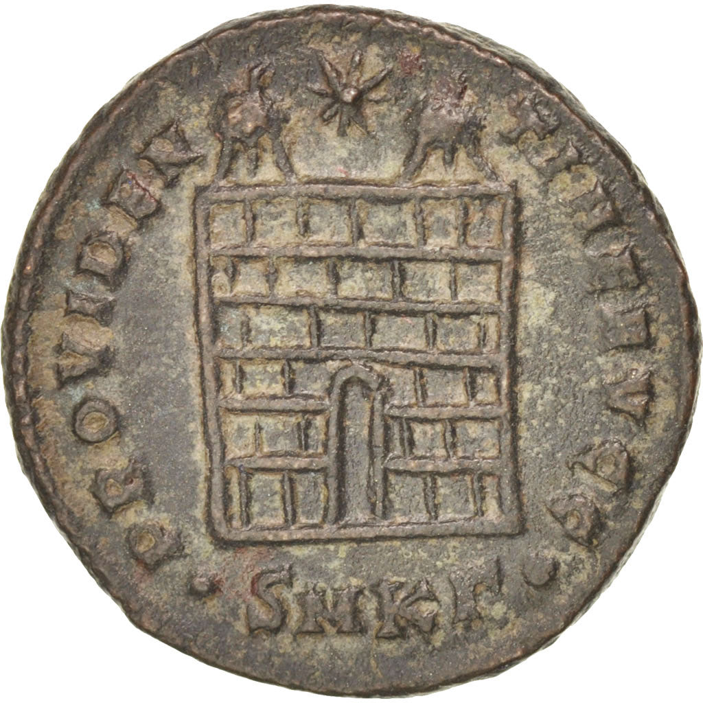 Moneta, Constantine I, Follis, Kyzikos, BB+, Rame, RIC:44g