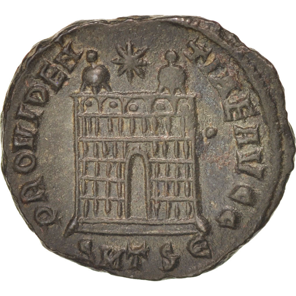 Coin, Constantine I, Follis, Thessalonica, AU(55-58), Copper, RIC:153e