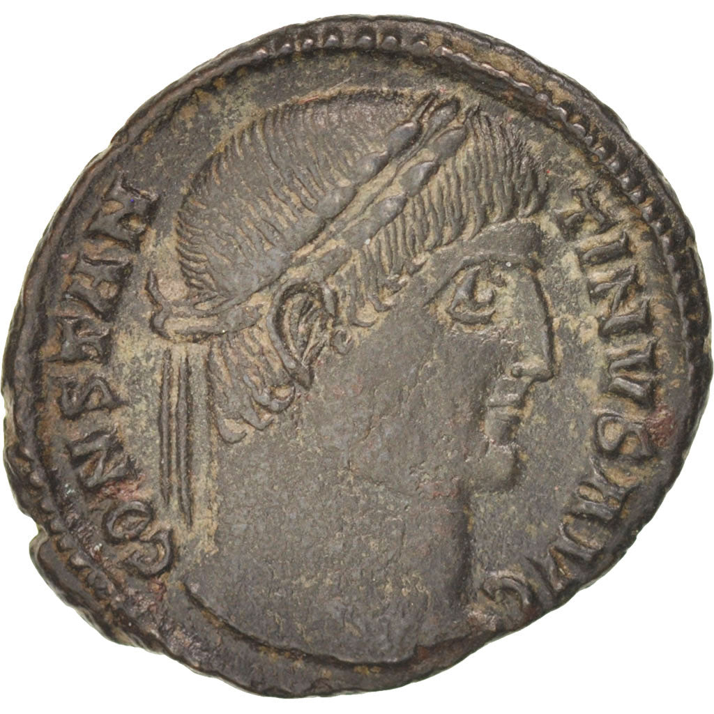 Coin, Constantine I, Follis, Thessalonica, AU(55-58), Copper, RIC:153g