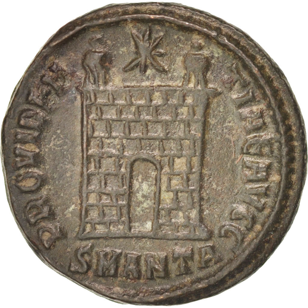 Coin, Constantine I, Follis, Antioch, AU(50-53), Copper, RIC:78b