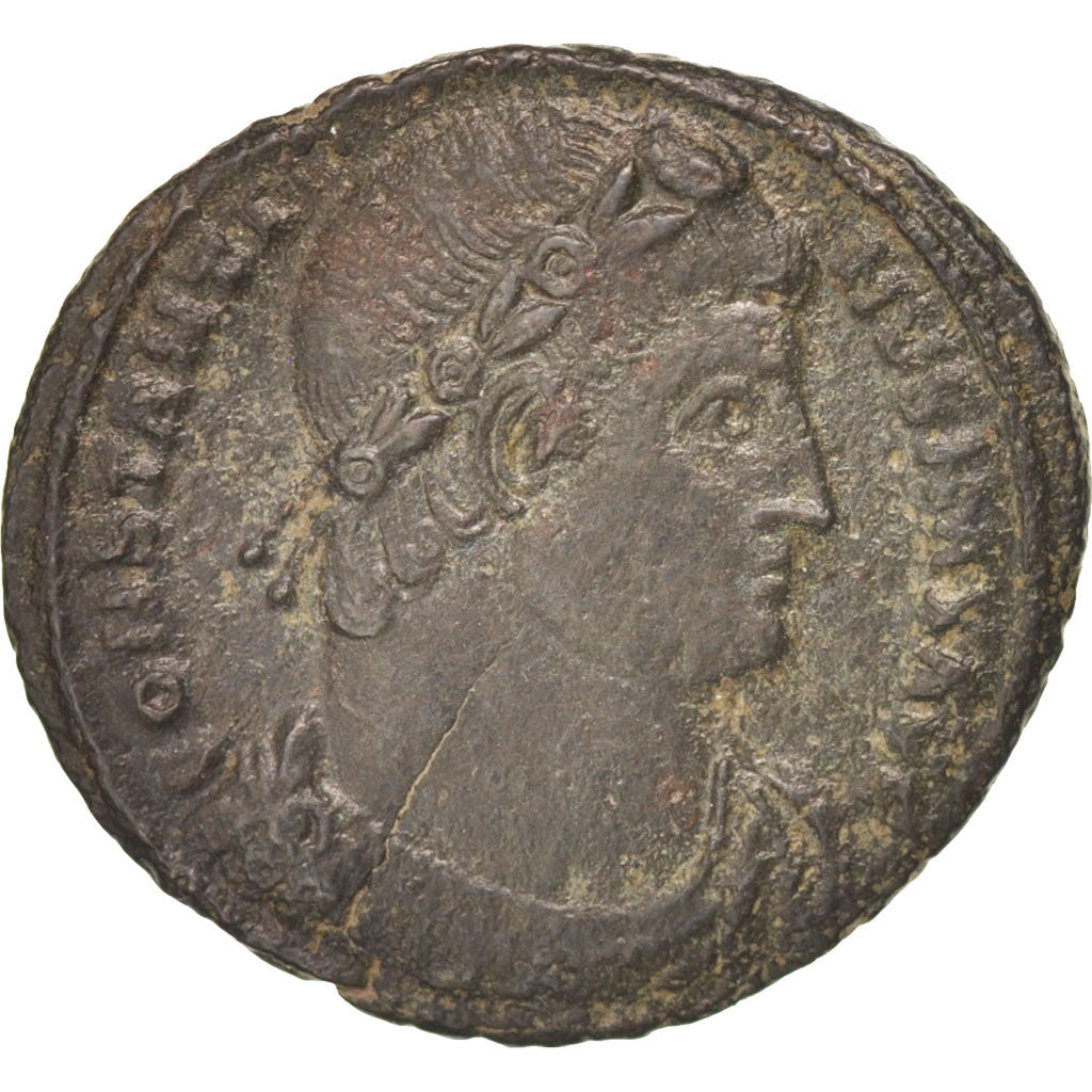 Coin, Constantine I, Follis, Siscia, AU(50-53), Copper, RIC:215g