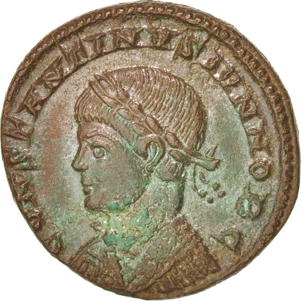 Münze, Follis, Trier, SS+, Kupfer, RIC:463