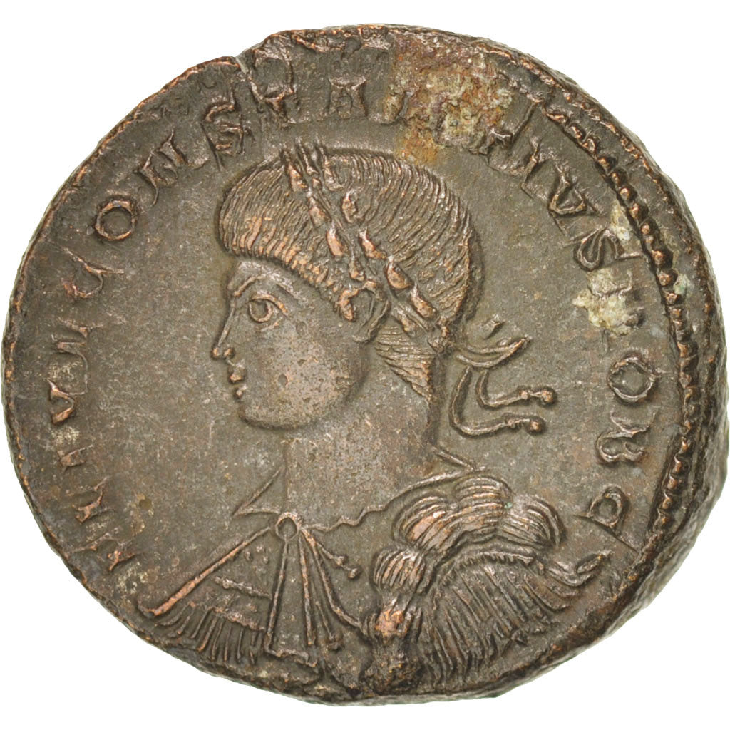 Moneta, Constantius II, Follis, Trier, SPL-, Rame, RIC:506-504