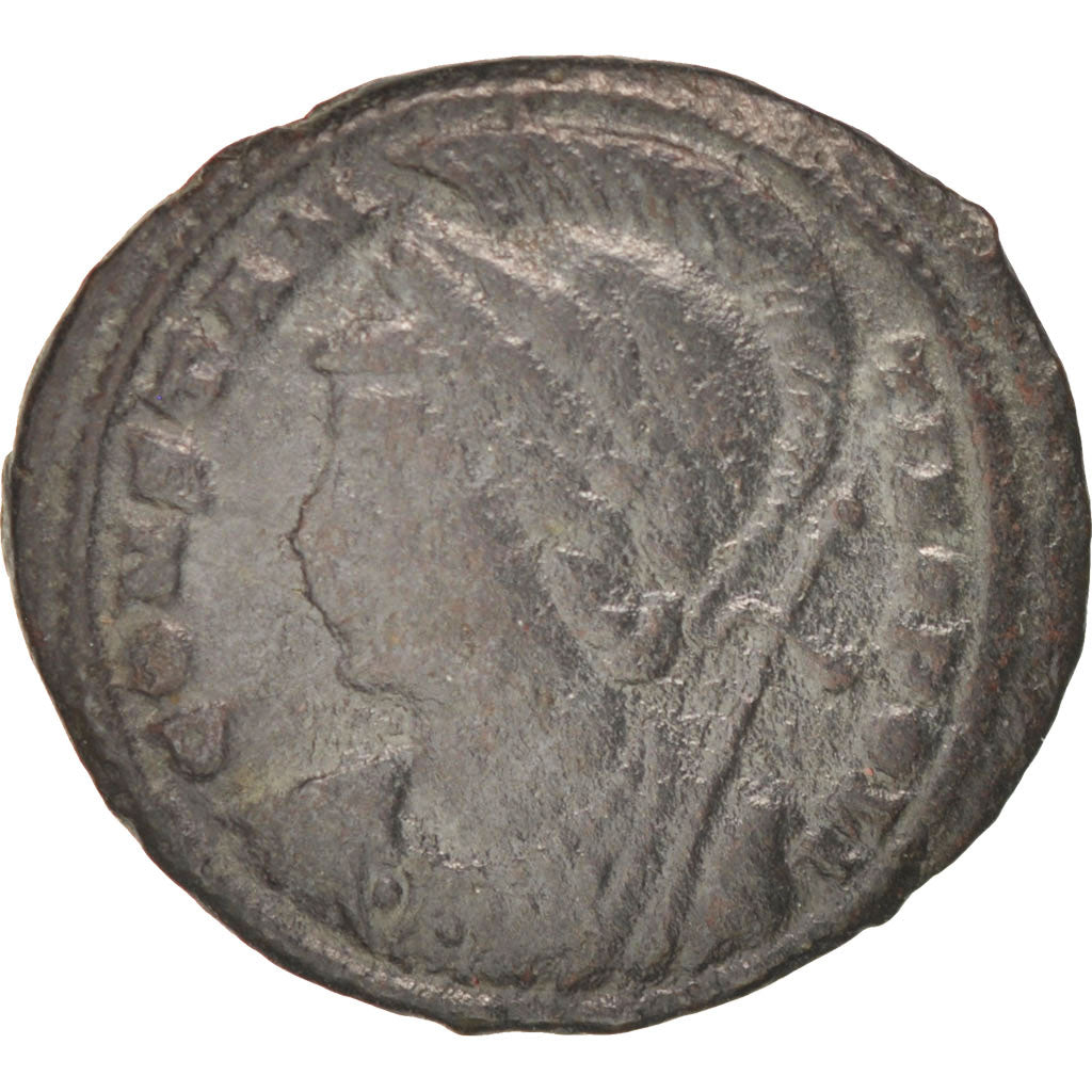 Moneta, Nummus, Constantinople, EF(40-45), Miedź, RIC:63z