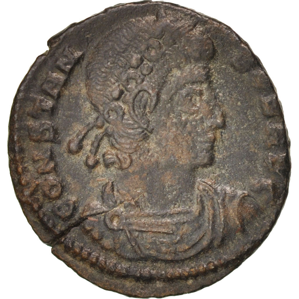 Munten, Constans, Nummus, Siscia, ZF+, Koper, RIC:99b