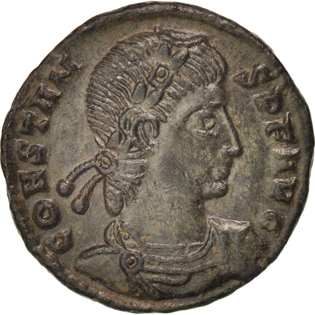 Münze, Constans, Nummus, Siscia, SS+, Kupfer, RIC:99b