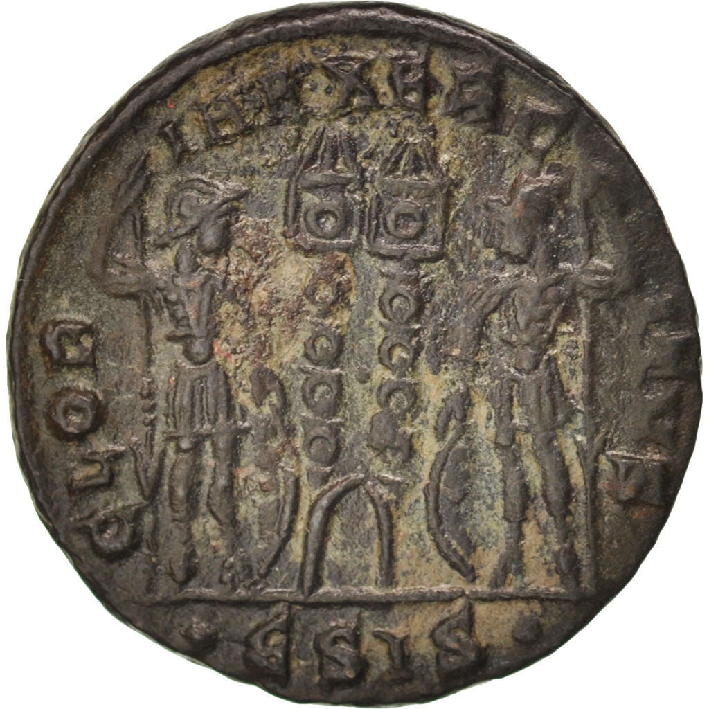 Münze, Constantine II, Follis, Siscia, SS+, Kupfer, RIC:236