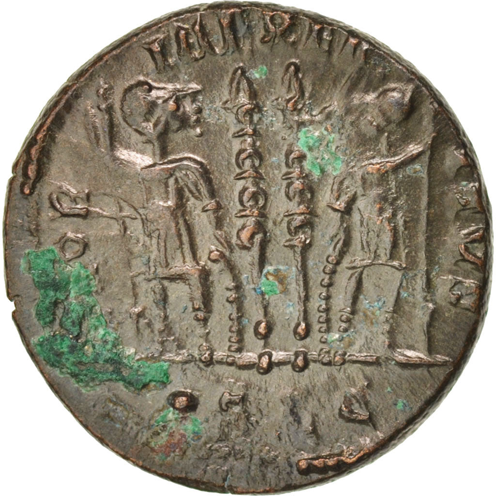 Monnaie, Constantin II, Follis, Siscia, TTB+, Cuivre, RIC:236