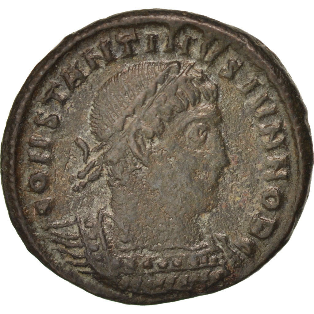 Coin, Constantine II, Follis, Antioch, EF(40-45), Copper, RIC:87
