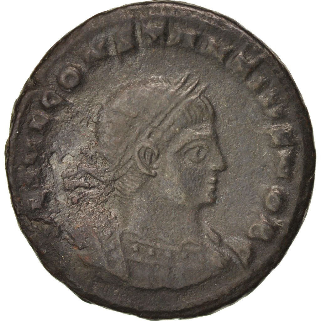 Coin, Constantius II, Follis, Siscia, EF(40-45), Copper, RIC:237