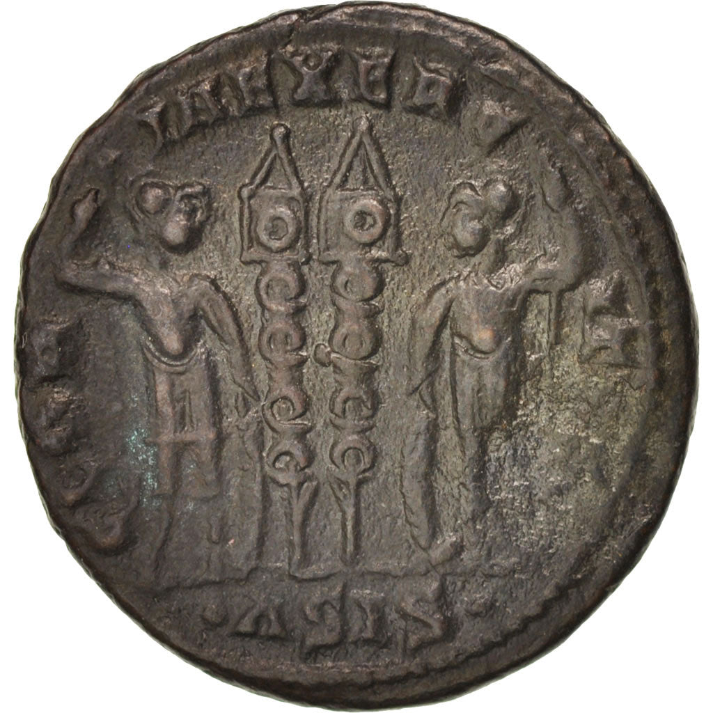 Coin, Constantius II, Follis, Siscia, EF(40-45), Copper, RIC:237