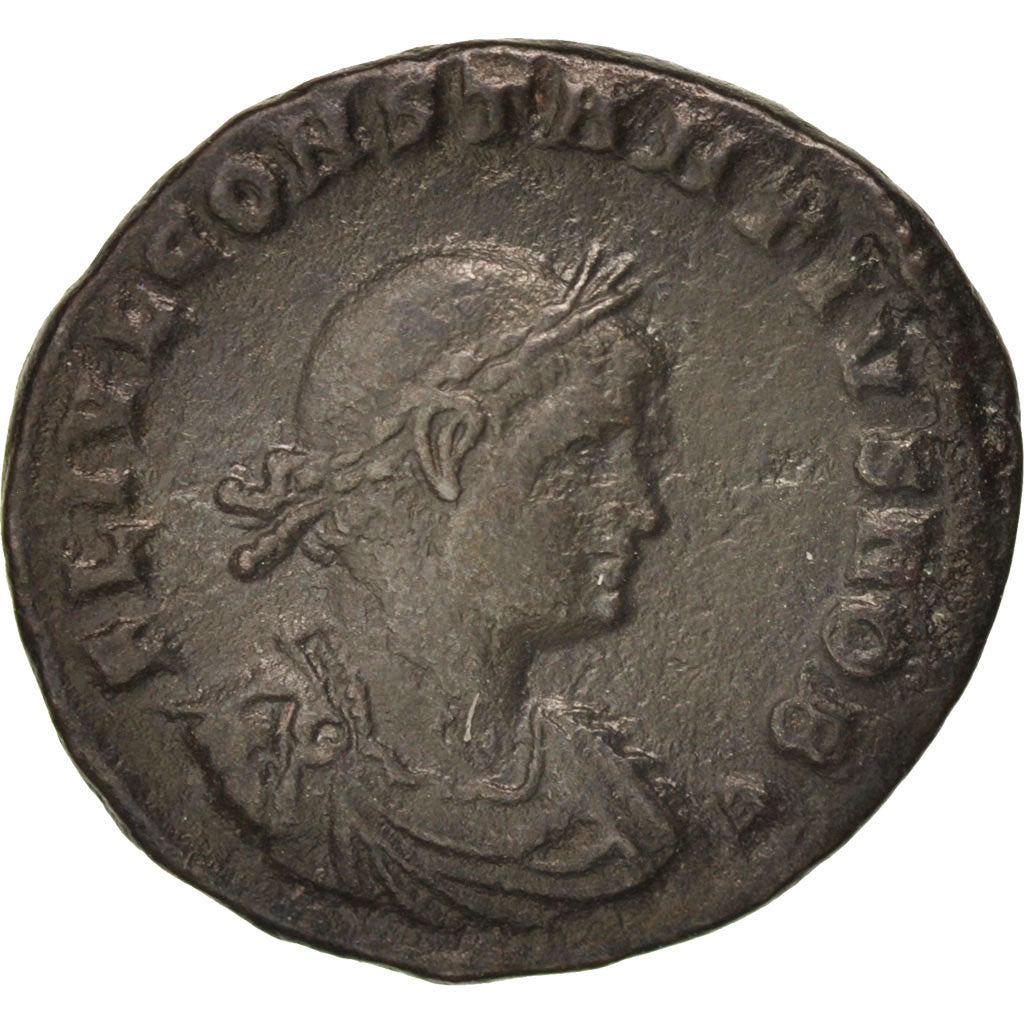 Moneda, Constantius II, Follis, Nicomedia, MBC+, Cobre, RIC:191