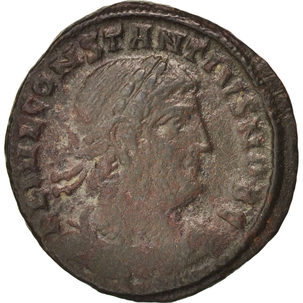 Munten, Constantius II, Follis, Thessalonica, ZF, Koper, RIC:186