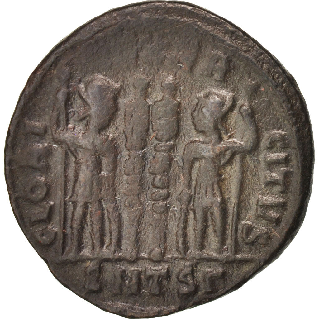 Munten, Constantius II, Follis, Thessalonica, ZF, Koper, RIC:186