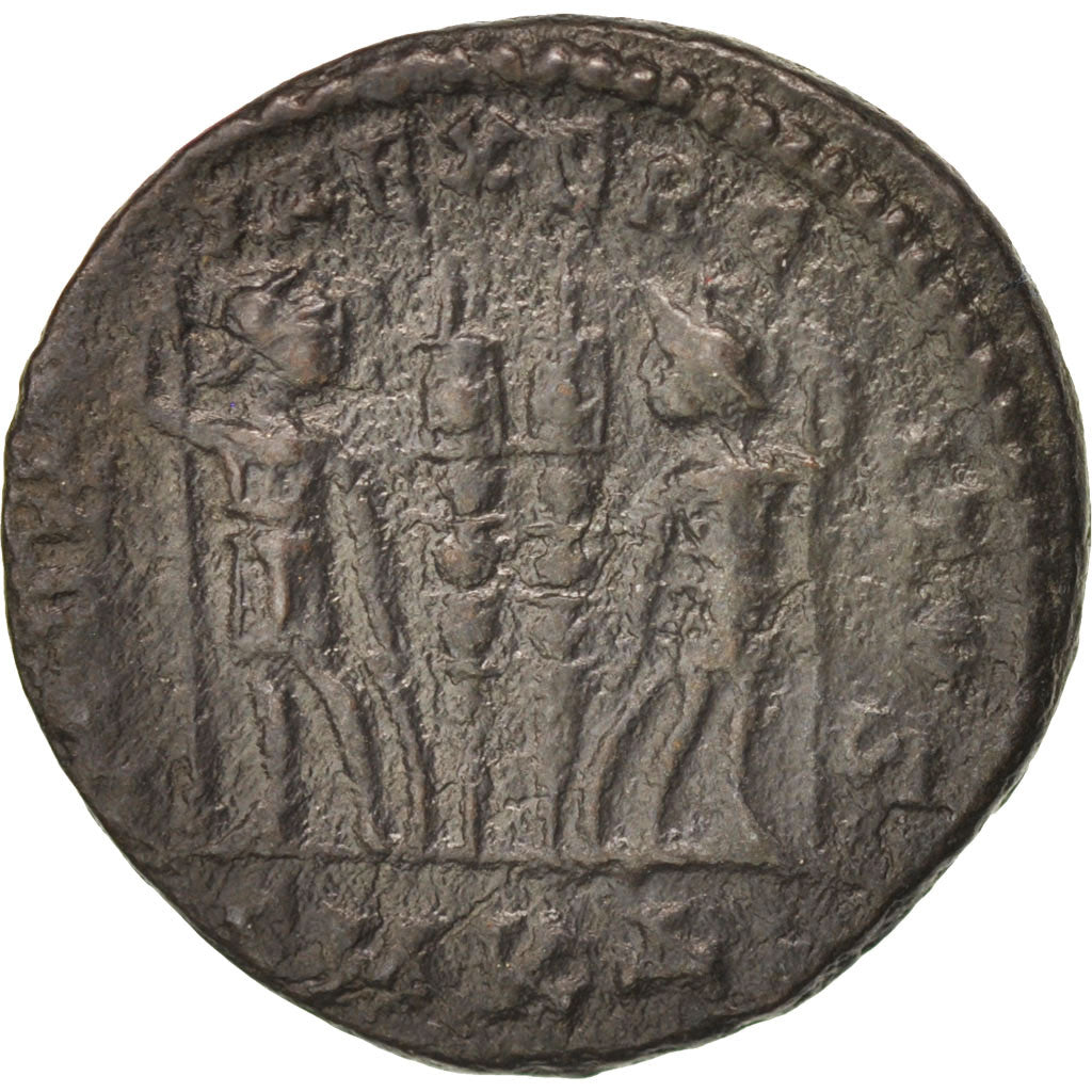 Monnaie, Constantius II, Follis, Cyzique, TB+, Cuivre, RIC:86