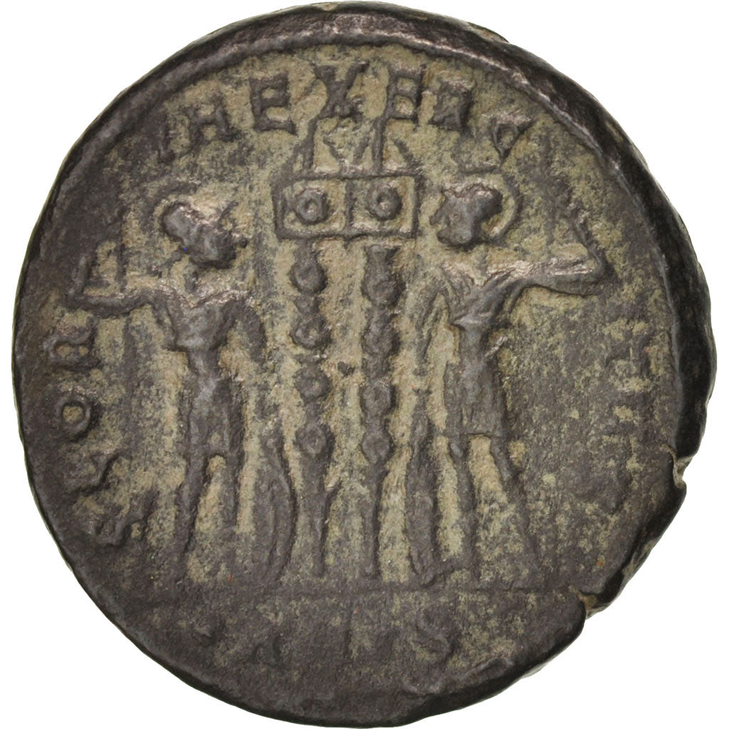Moneta, Constans, Follis, Constantinople, BB, Rame, RIC:238
