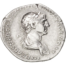 Moneda, Trajan, Denarius, Roma, MBC+, Plata, RIC:348