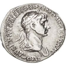 Moneta, Trajan, Denarius, Roma, AU(50-53), Srebro, RIC:348