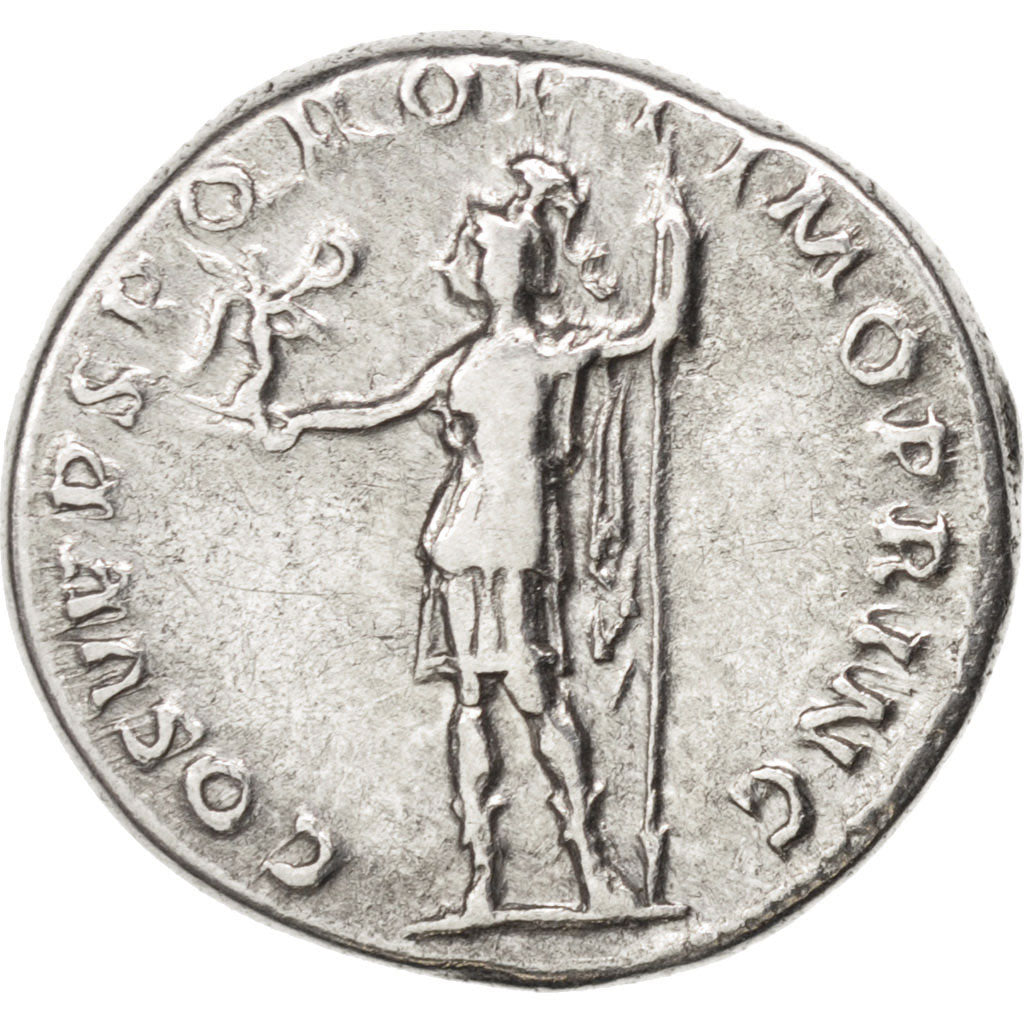 Moneda, Trajan, Denarius, Roma, MBC, Plata, RIC:115