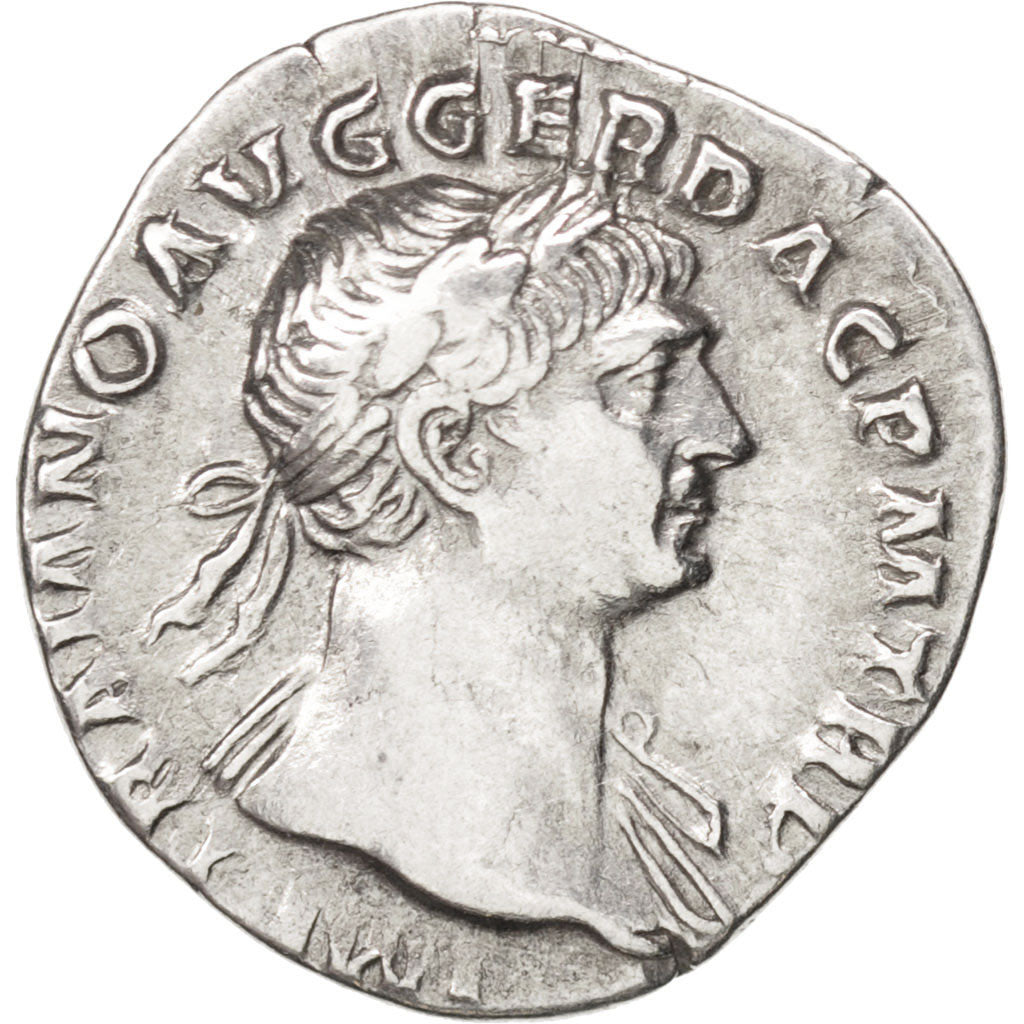 Moneda, Trajan, Denarius, Roma, MBC, Plata, RIC:116