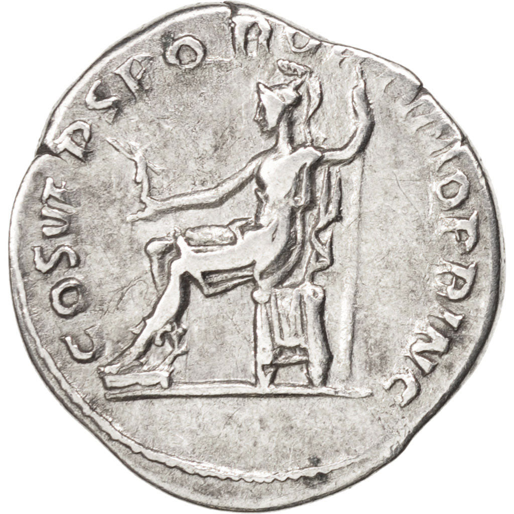 Moneda, Trajan, Denarius, Roma, MBC, Plata, RIC:116