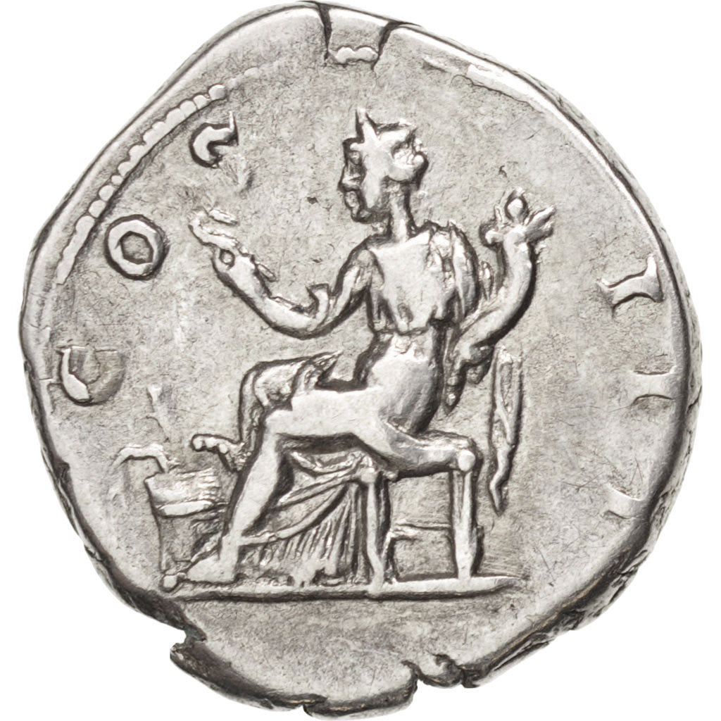 Moneda, Hadrian, Denarius, Roma, MBC+, Plata, RIC:338