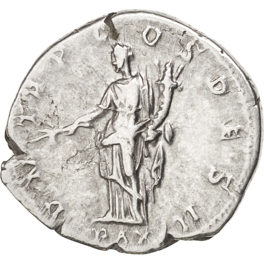 Coin, Hadrian, Denarius, Roma, AU(50-53), Silver, RIC:94 var.