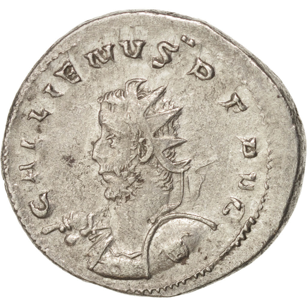 Coin, Gallienus, Antoninianus, Roma, AU(50-53), Billon, RIC:42J