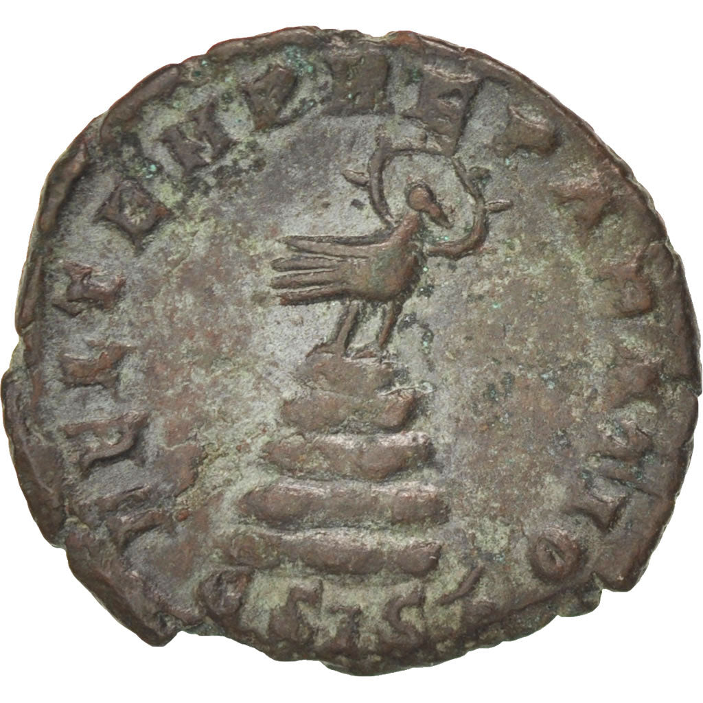 Munten, Constans, Half Maiorina, Siscia, ZF, Koper, RIC:241 e