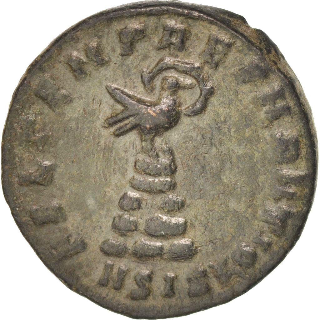 Coin, Constantius II, Half Maiorina, Siscia, AU(55-58), Copper, RIC:240b