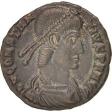 Coin, Constantius II, Half Maiorina, Siscia, AU(50-53), Copper, RIC:240e