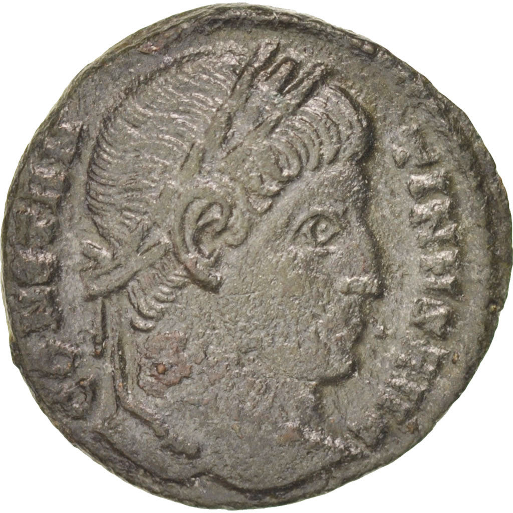 Münze, Constantine I, Follis, Ticinum, SS+, Kupfer, RIC:167q