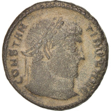 Coin, Constantine I, Follis, Thessalonica, EF(40-45), Copper, RIC:123