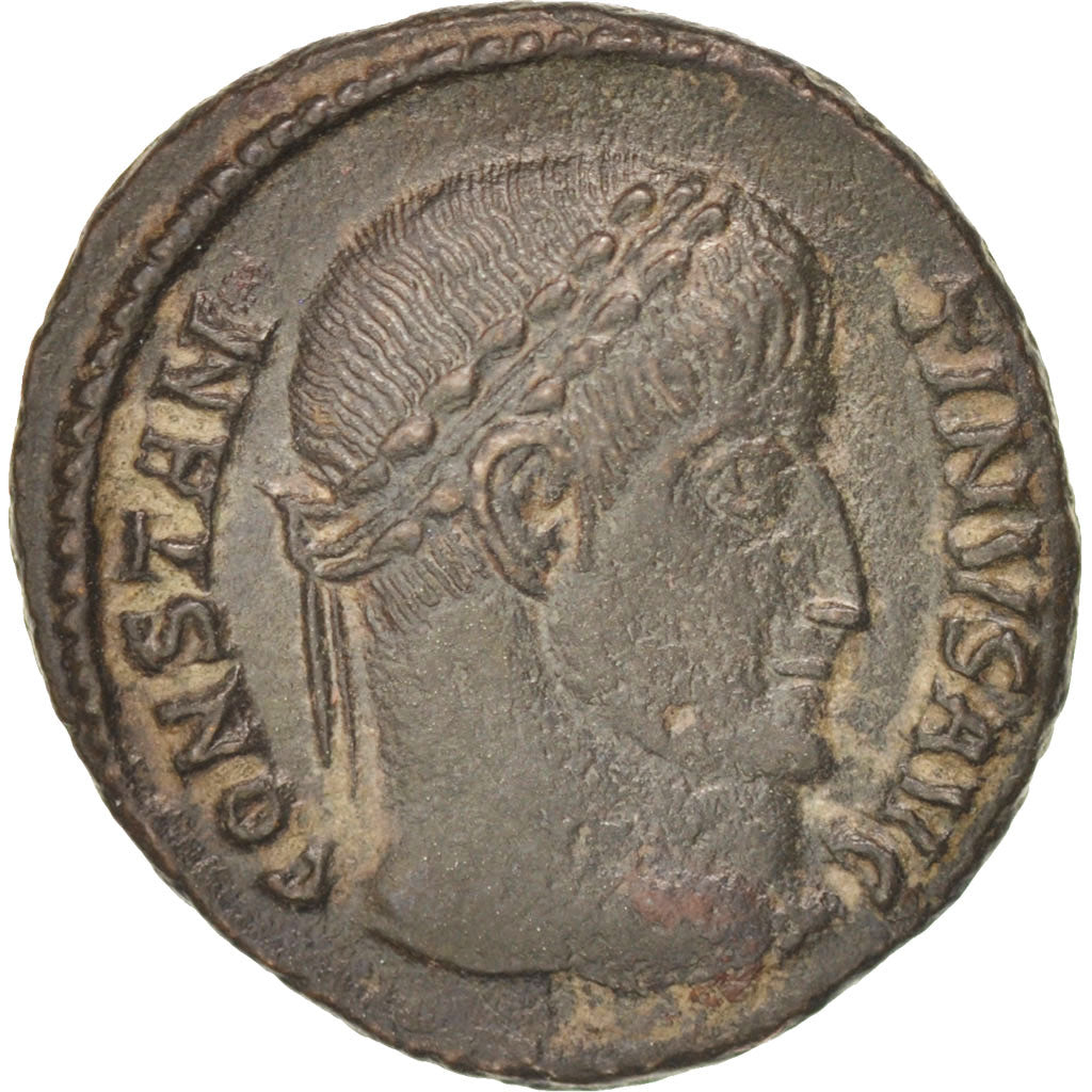 Coin, Constantine I, Follis, Thessalonica, AU(50-53), Copper, RIC:123g