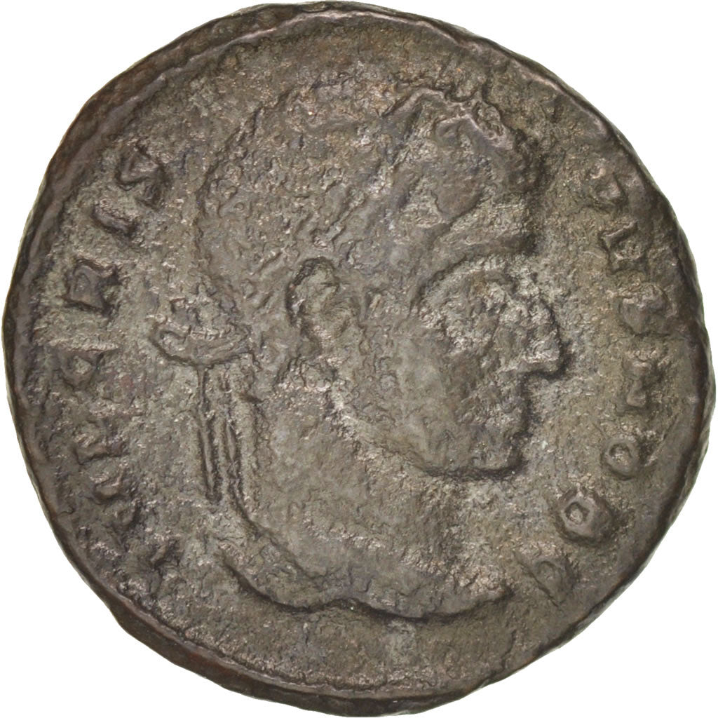 Coin, Crispus, Nummus, Siscia, EF(40-45), Copper, RIC:161g