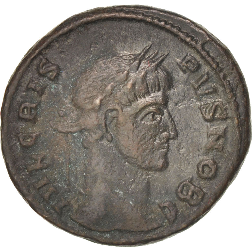 Moneta, Crispus, Nummus, Siscia, AU(50-53), Miedź, RIC:161g