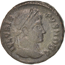 Coin, Crispus, Follis, Siscia, AU(50-53), Copper, RIC:181a