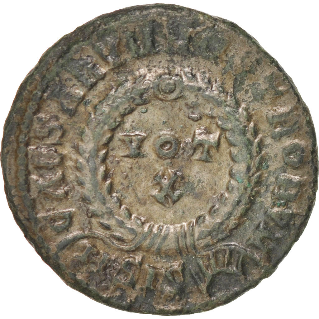 Coin, Crispus, Follis, Siscia, AU(50-53), Copper, RIC:181a