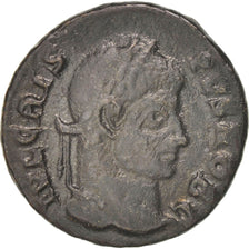 Coin, Crispus, Follis, Siscia, AU(50-53), Copper, RIC:181e