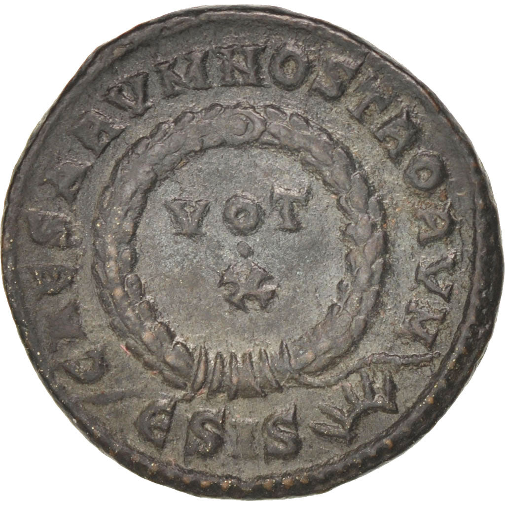 Coin, Crispus, Follis, Siscia, AU(50-53), Copper, RIC:181e