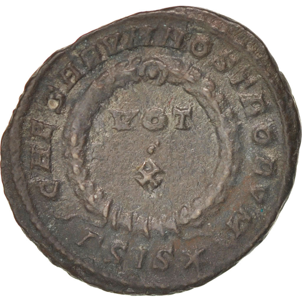 Coin, Constantine II, Follis, Siscia, EF(40-45), Copper, RIC:166